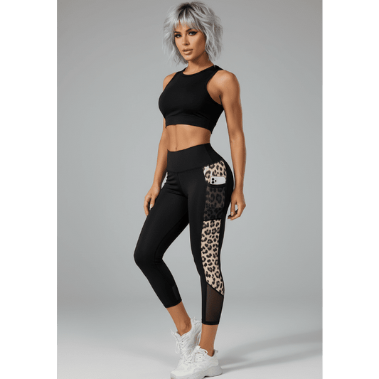 Artemis Printed Capri Leggings - AresFit