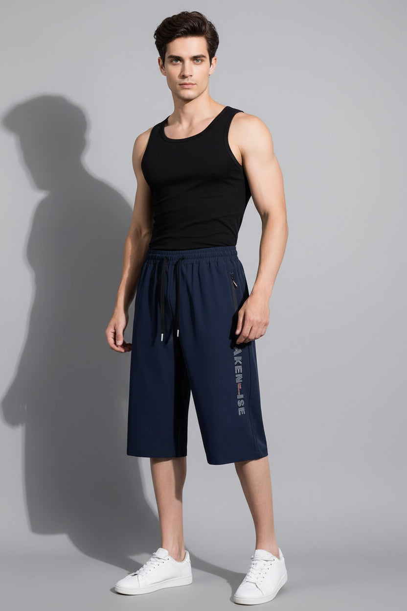 Men's Knee Length Gym Shorts