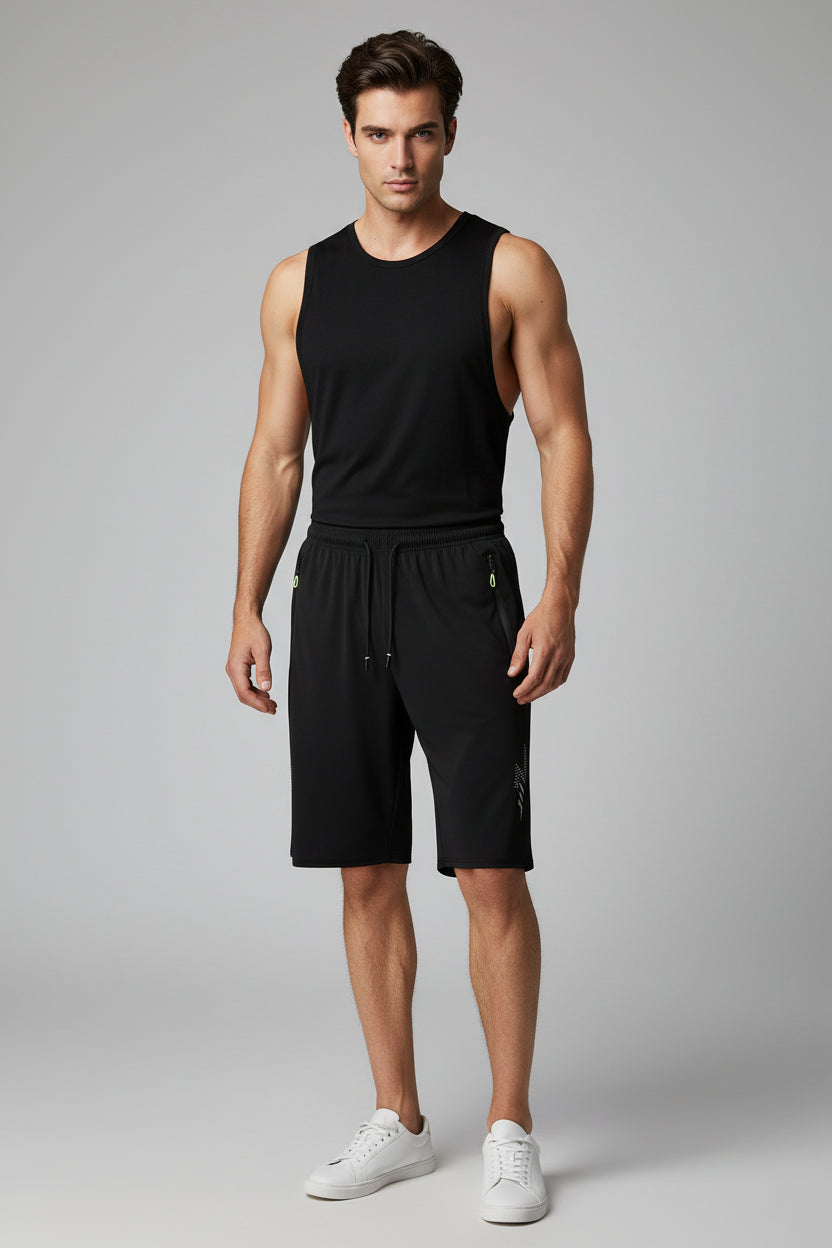 Men's Knee Length Gym Shorts