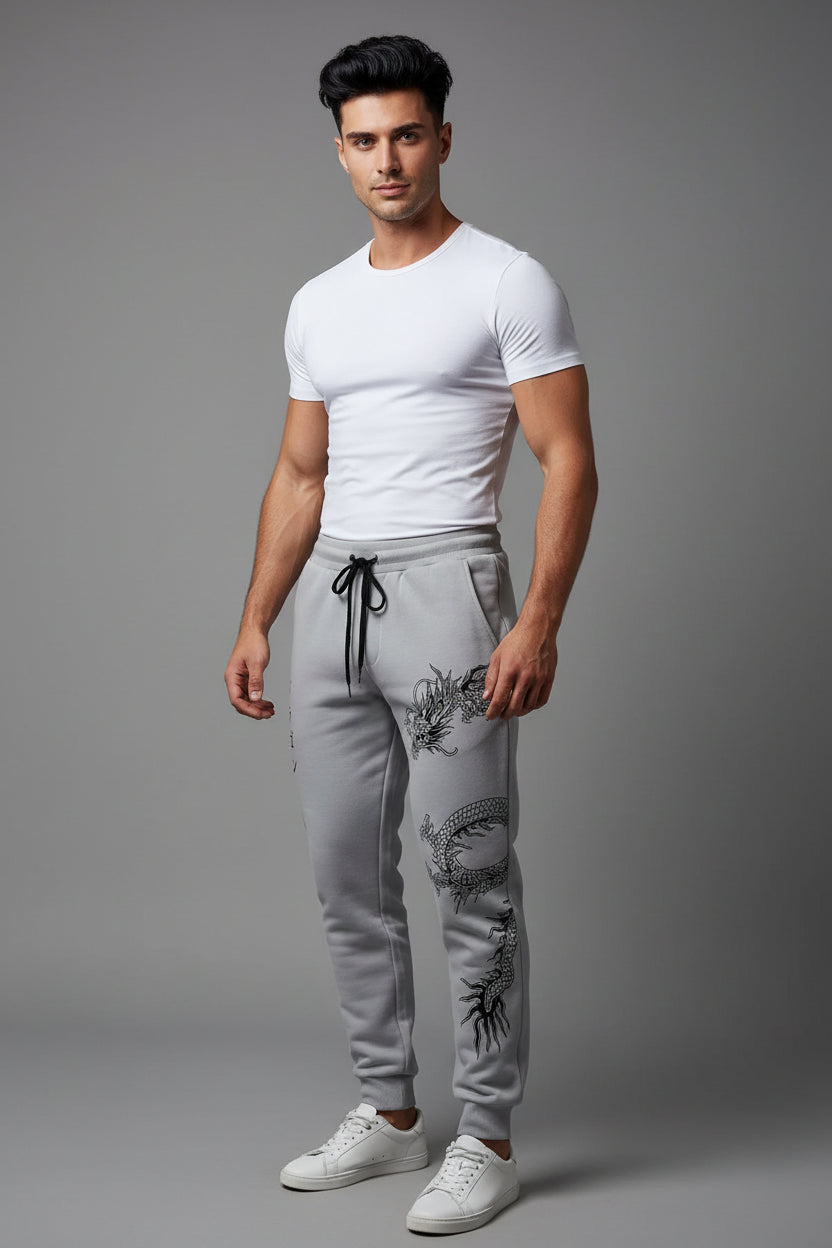 Dragon Print Sweatpants