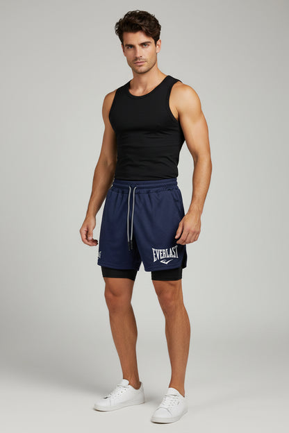 Men’s 2 In 1 Gym Training Shorts