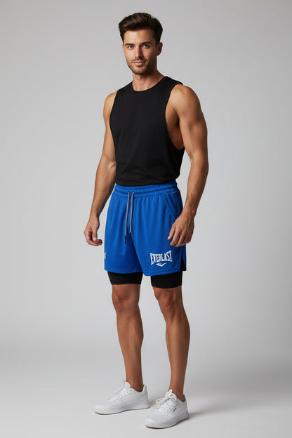 Men’s 2 In 1 Gym Training Shorts