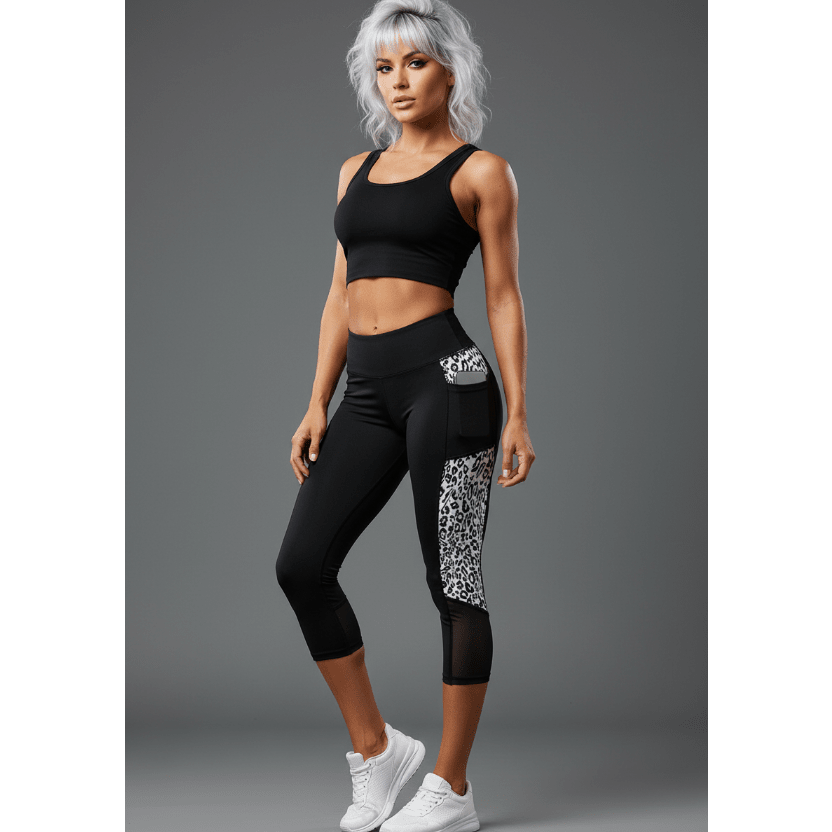 Artemis Printed Capri Leggings - AresFit