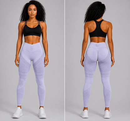 Contour Seamless High Waisted Gym Leggings - AresFit