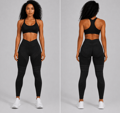 Contour Seamless High Waisted Gym Leggings - AresFit