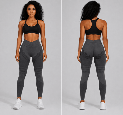 Contour Seamless High Waisted Gym Leggings - AresFit