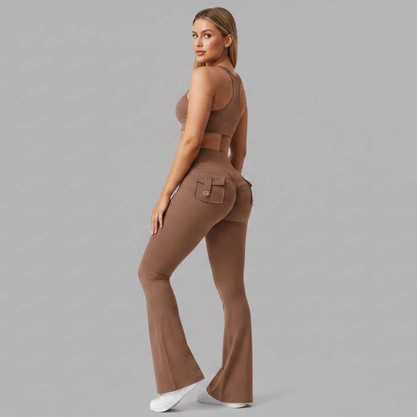 Hera Pocket Flare Leggings - AresFit