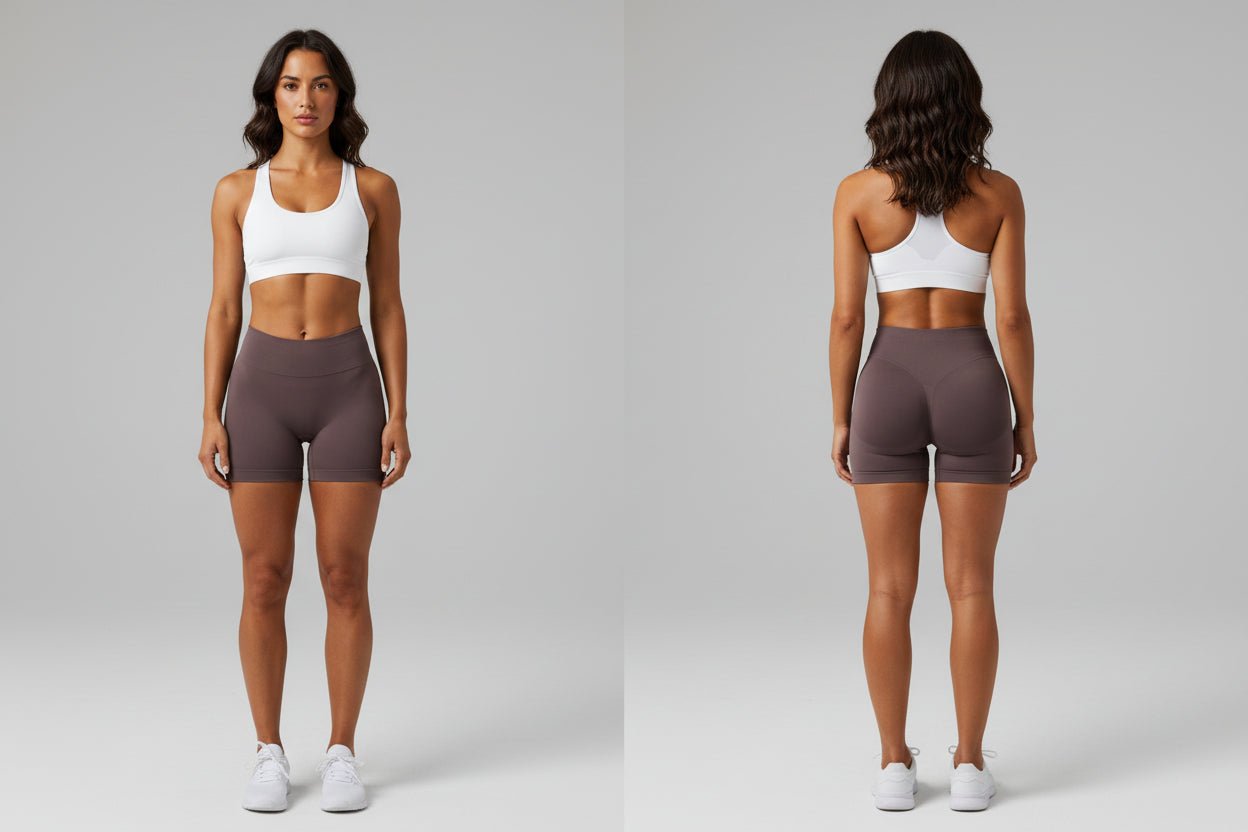 High Waisted Contour Gym Shorts - AresFit