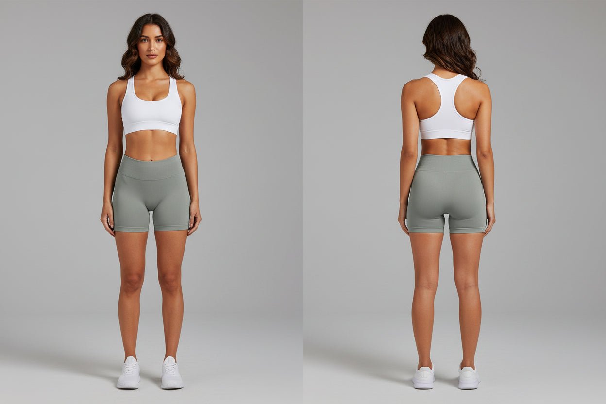 High Waisted Contour Gym Shorts - AresFit