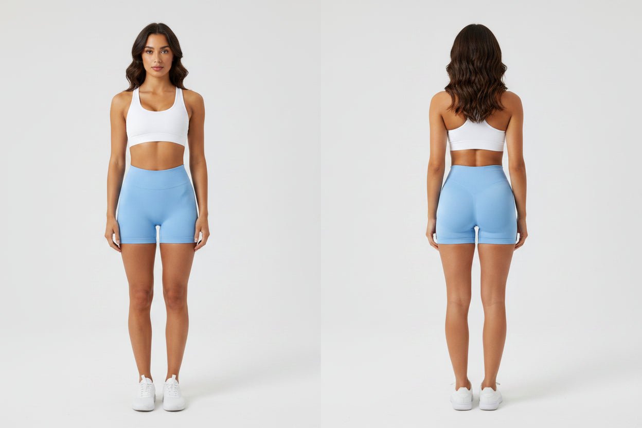 High Waisted Contour Gym Shorts - AresFit