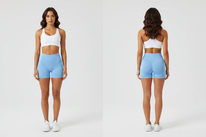 High Waisted Contour Gym Shorts - AresFit