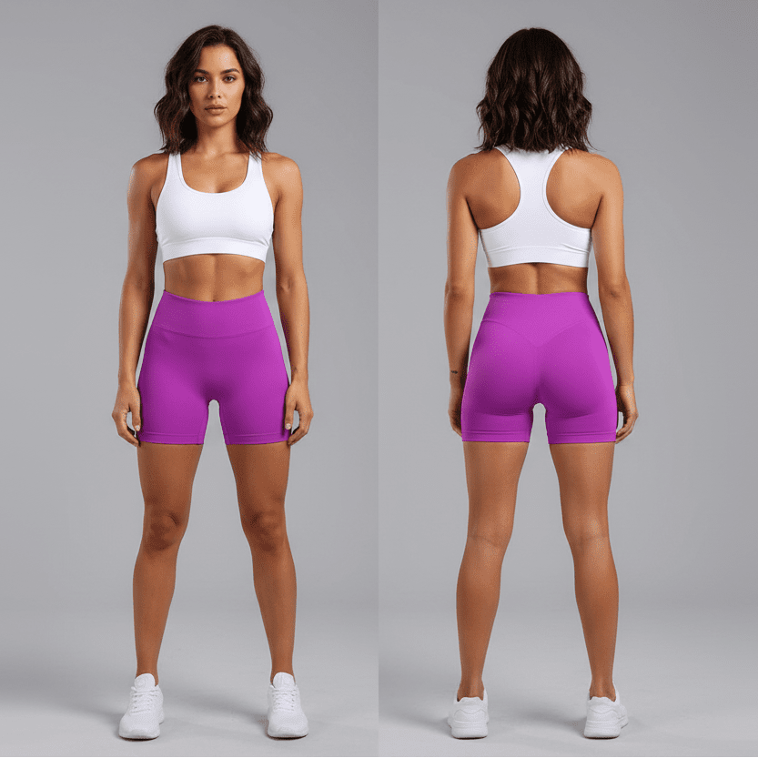 High Waisted Contour Gym Shorts - AresFit