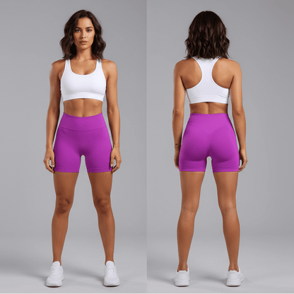High Waisted Contour Gym Shorts - AresFit