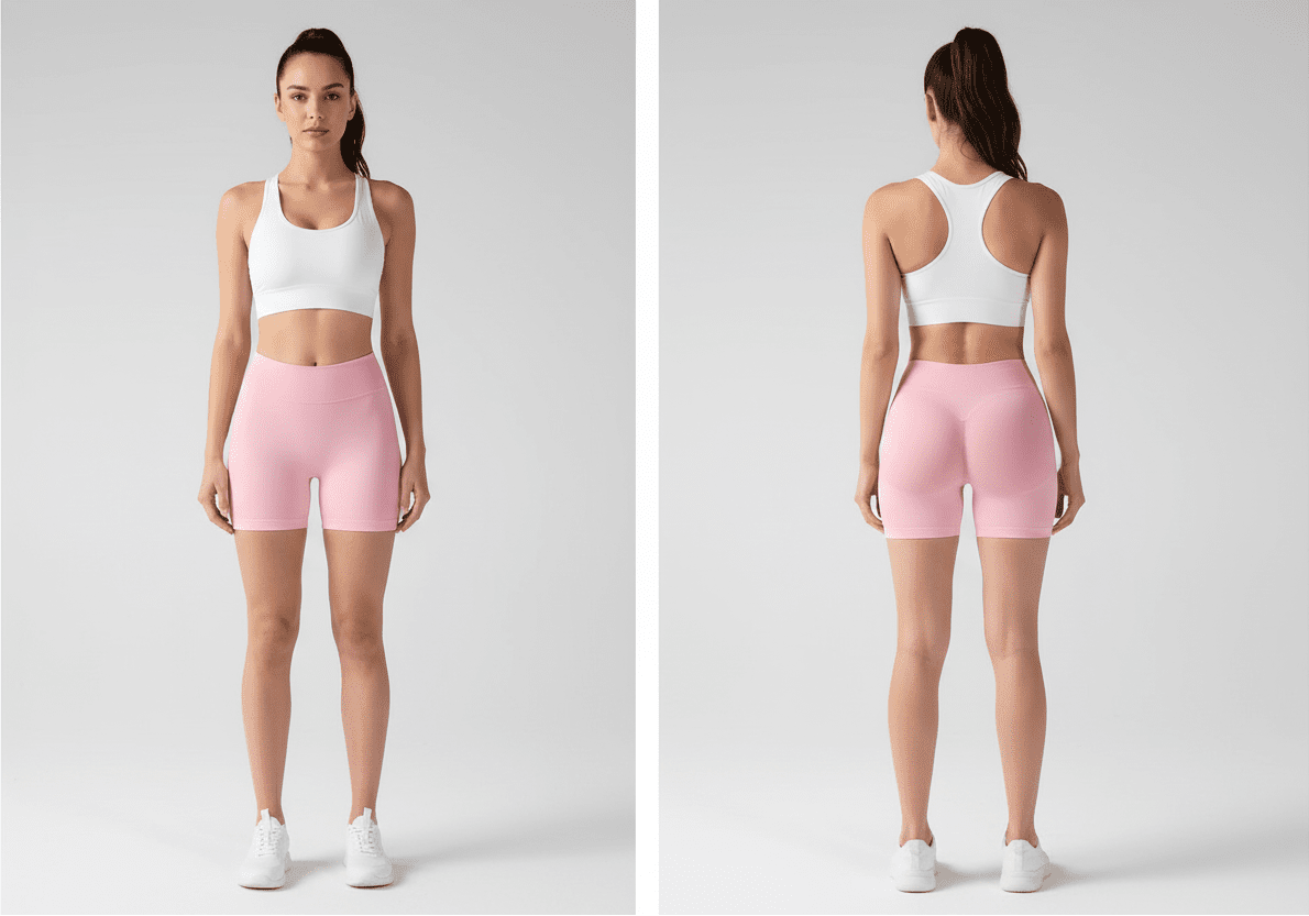 High Waisted Contour Gym Shorts - AresFit