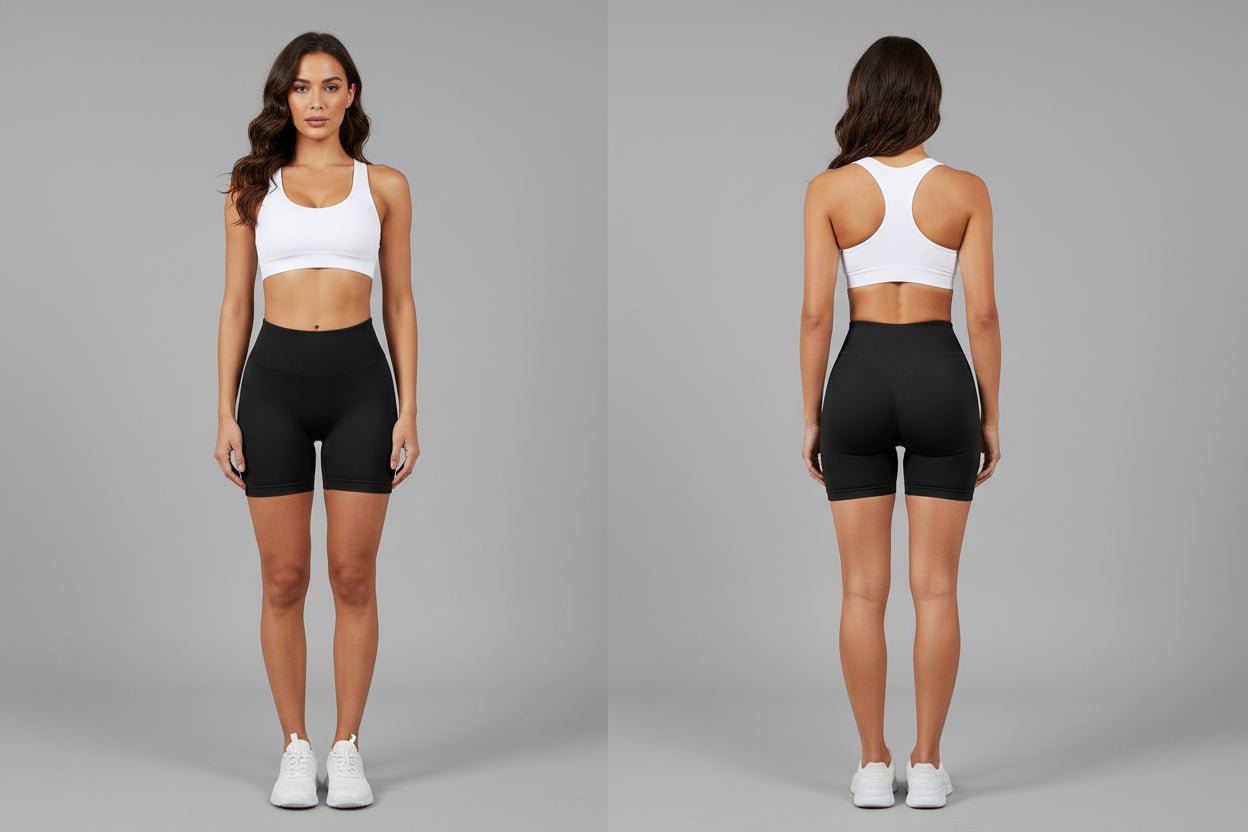 High Waisted Contour Gym Shorts - AresFit