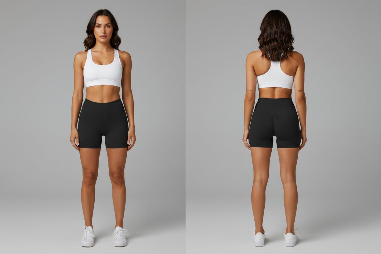 High Waisted Scrunch Butt Shorts - AresFit