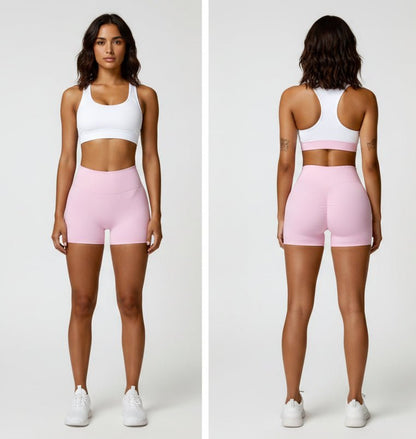 High Waisted Scrunch Butt Shorts - AresFit
