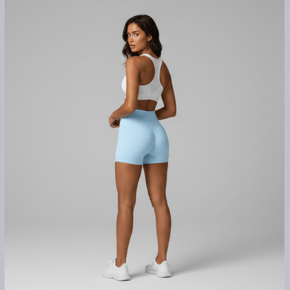 High Waisted Scrunch Butt Shorts - AresFit