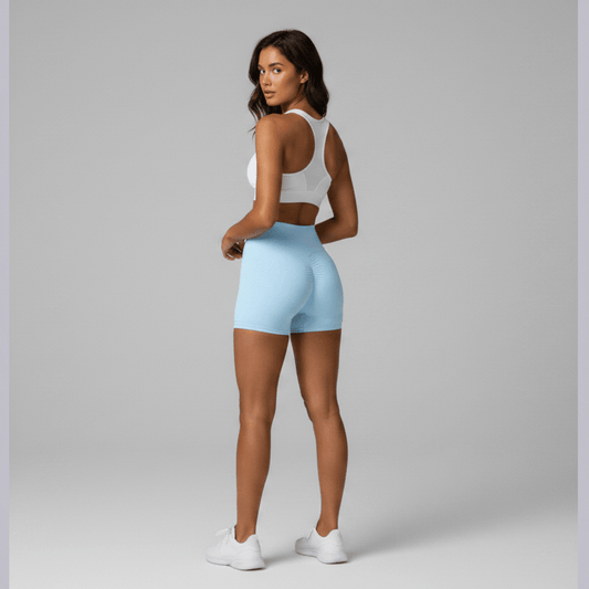 High Waisted Scrunch Butt Shorts - AresFit