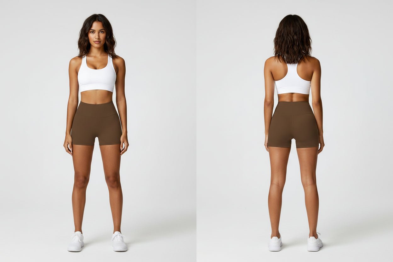 High Waisted Scrunch Butt Shorts - AresFit