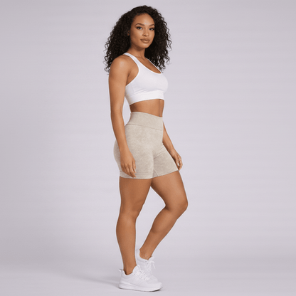 High Waisted Scrunch Shorts - AresFit
