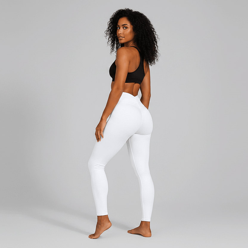 High Waisted V Back Butt Lifting Leggings - AresFit