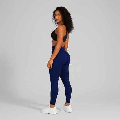 High Waisted V Back Butt Lifting Leggings - AresFit