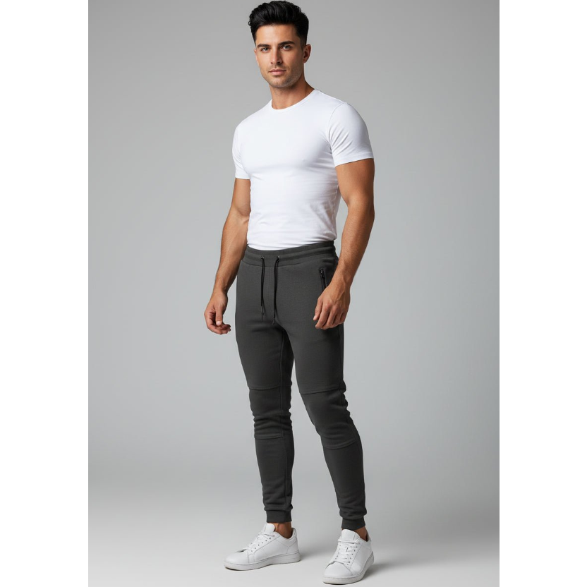 Men's Athletic Joggers in Dark Grey - AresFit