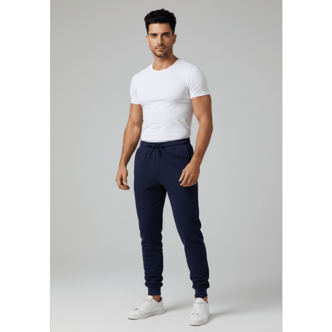 Men's Athletic Joggers in Navy - AresFit