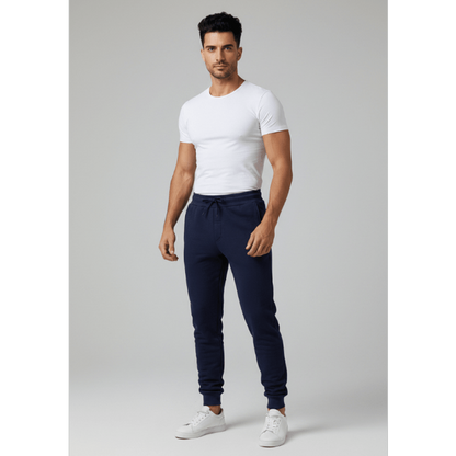 Men's Athletic Joggers in Navy - AresFit