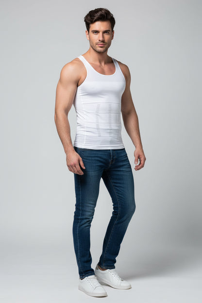 Mens Compression Sleeveless Jersey Fitness Clothes Training Shirts Gym Tank Tops Running Sports Skinny Vest Tight T-Shirt - AresFit