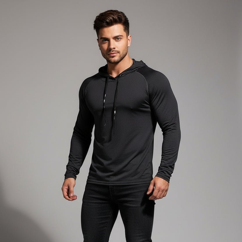 Men's Hooded Gym Training Top - AresFit