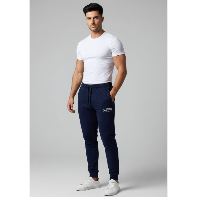 Men's Logo Joggers in Navy - AresFit