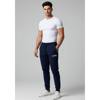 Men's Logo Joggers in Navy - AresFit