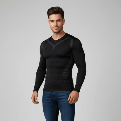 Men's Long Sleeve Compression Top - AresFit