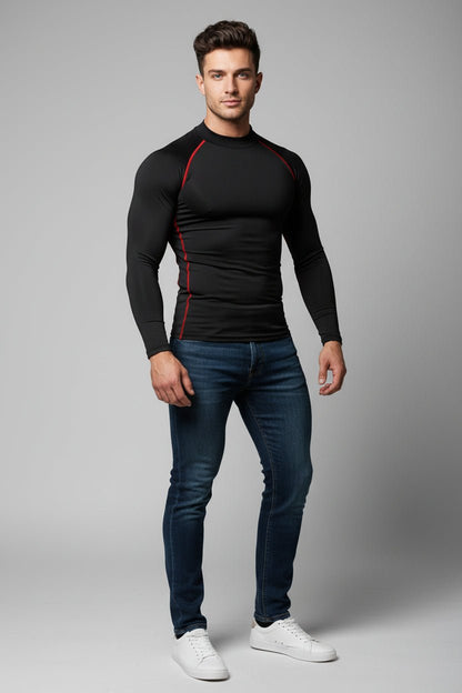 Men's Long Sleeve Compression Training Top - AresFit