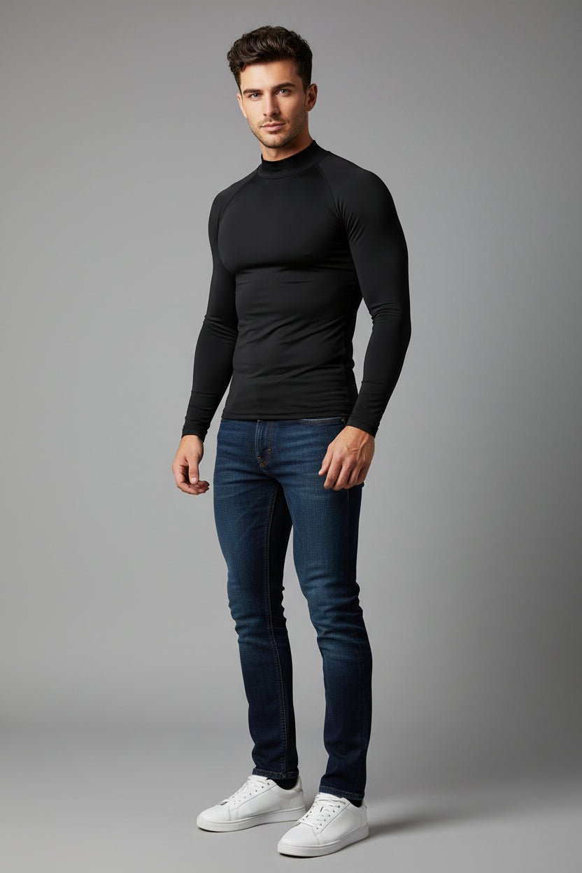 Men's Long Sleeve Compression Training Top - AresFit