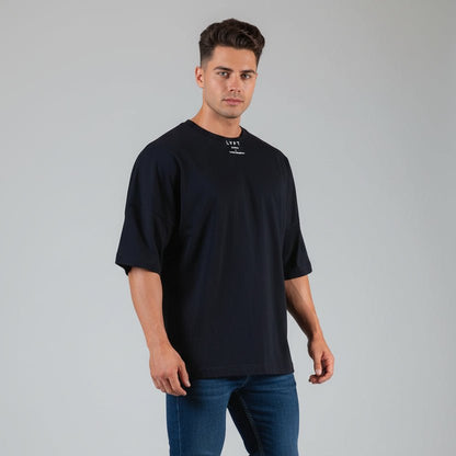 Men's Oversized Cotton Gym T-Shirt - AresFit