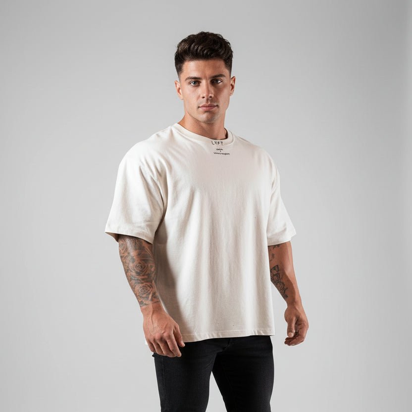 Men's Oversized Cotton Gym T-Shirt - AresFit
