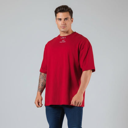 Men's Oversized Cotton Gym T-Shirt - AresFit