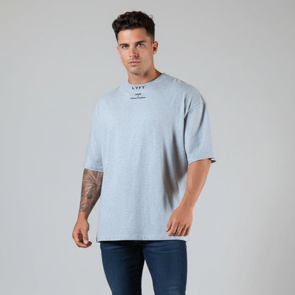 Men's Oversized Cotton Gym T-Shirt - AresFit