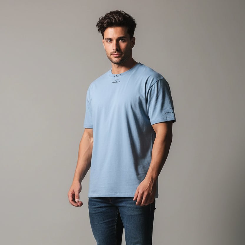 Men's Oversized Cotton Gym T-Shirt - AresFit