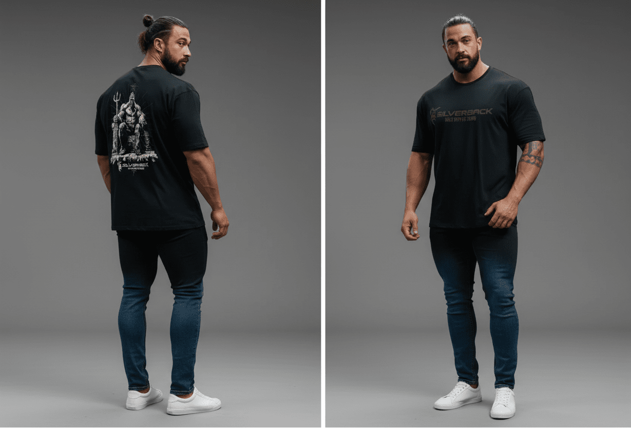 Men's Silverback Oversized Graphic T-Shirt - AresFit