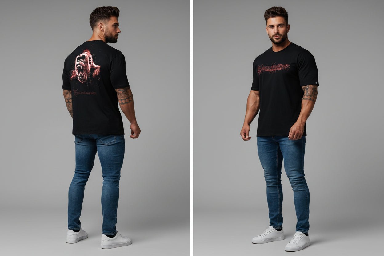 Men's Silverback Oversized Graphic T-Shirt - AresFit