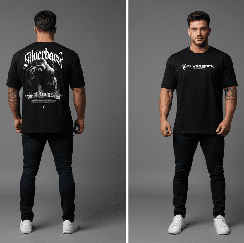 Men's Silverback Oversized Graphic T-Shirt - AresFit