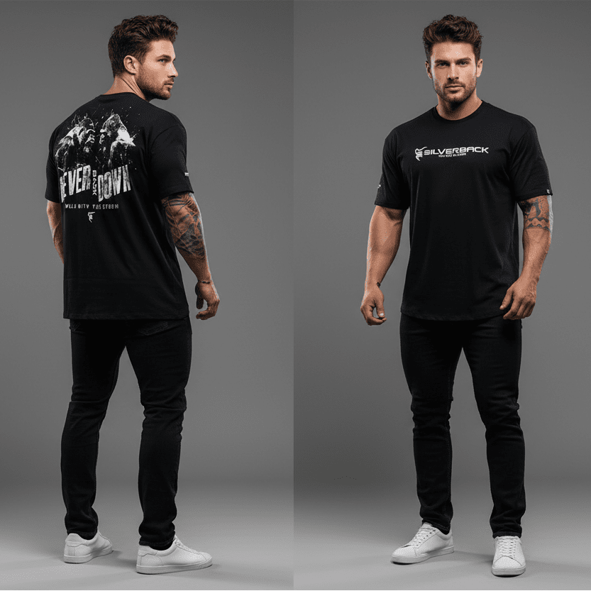 Men's Silverback Oversized Graphic T-Shirt - AresFit