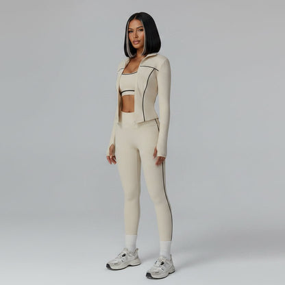 Seamless 2 Piece & 3 Piece Activewear Set - AresFit