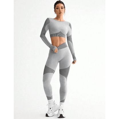 Seamless Long Sleeve Gym Set - AresFit