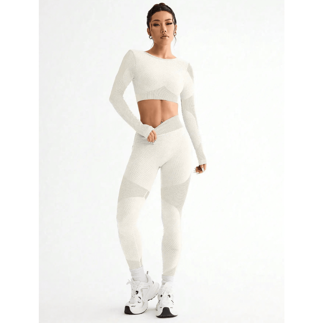 Seamless Long Sleeve Gym Set - AresFit