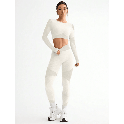 Seamless Long Sleeve Gym Set - AresFit